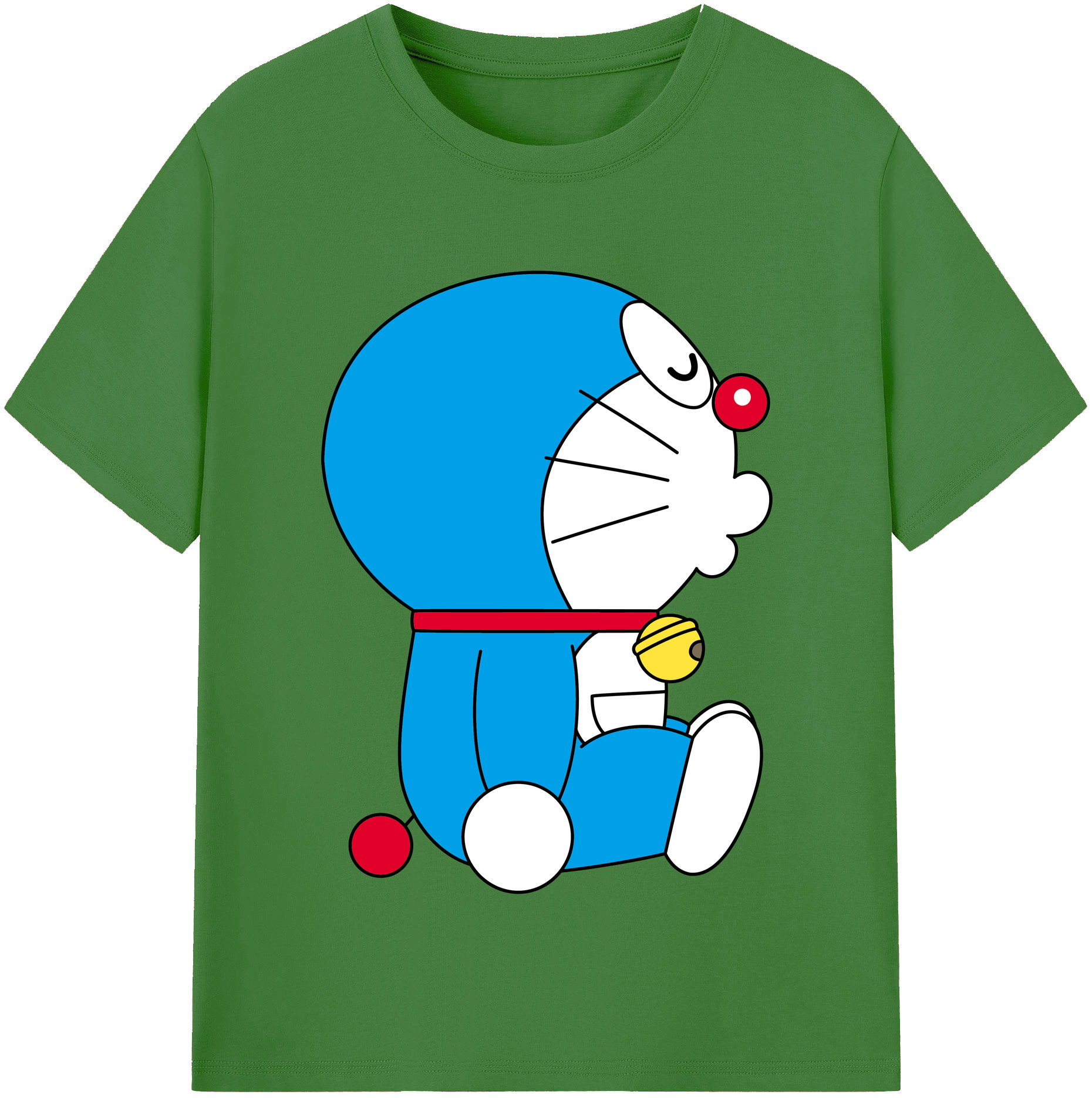 （画像用） ドラえもん Doraemon レディースカジュアルプリントTシャツ（綿100％）